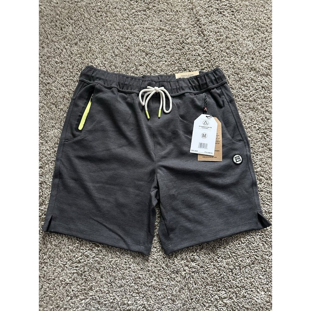 Avalanche Mens Knit Shorts Size Small  Indoor/Outdoor Gray Pockets Active